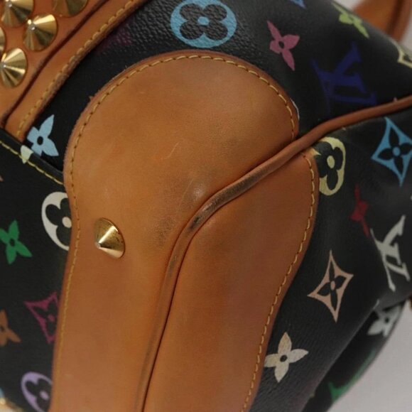 LOUIS VUITTON Monogram Multicolor Courtney MM Bag 2way Black M45642 Auth 107874V - Picture 5 of 16